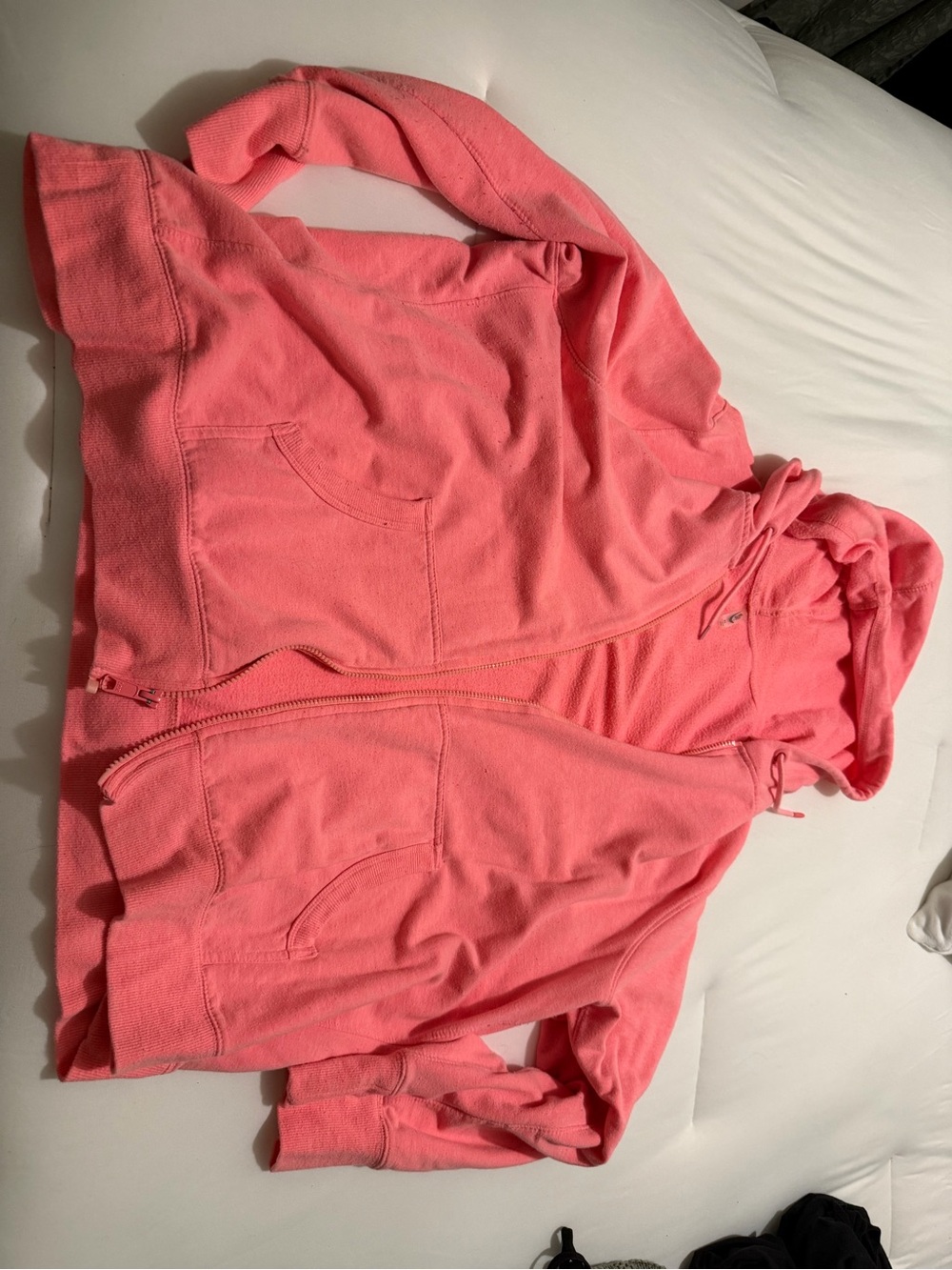Bright Pink Zip Hoodie 3X